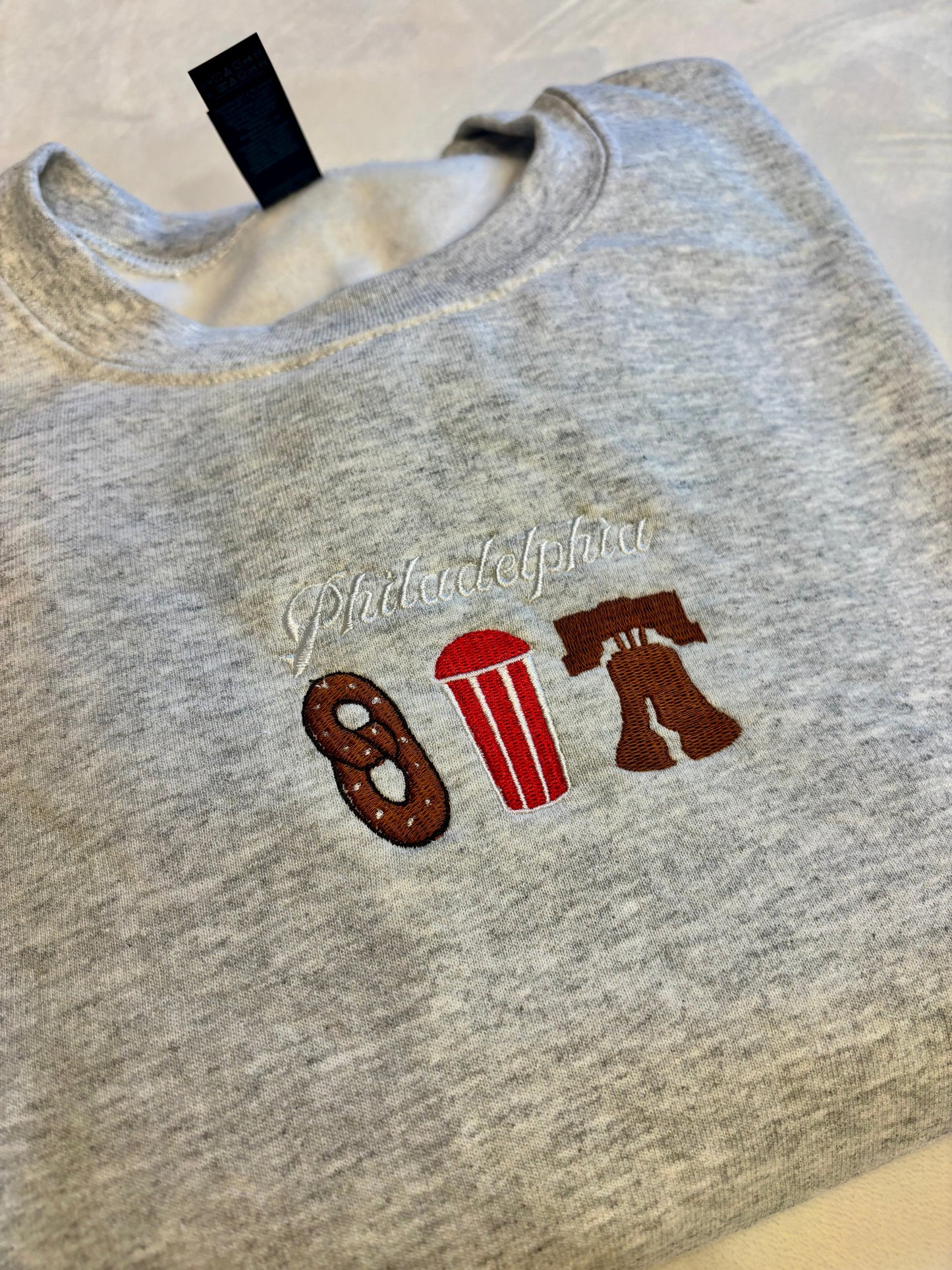 Philly Icon Embroidered Crewneck