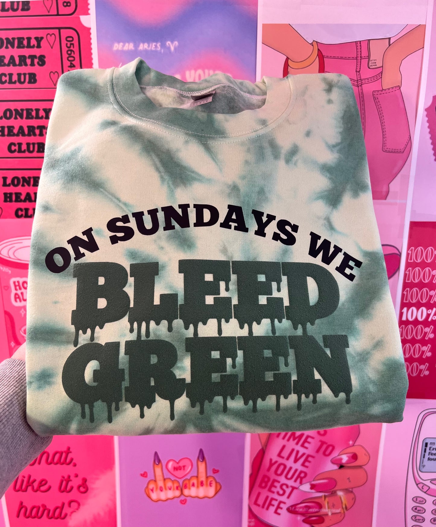 On Sundays We Bleed Green Crew